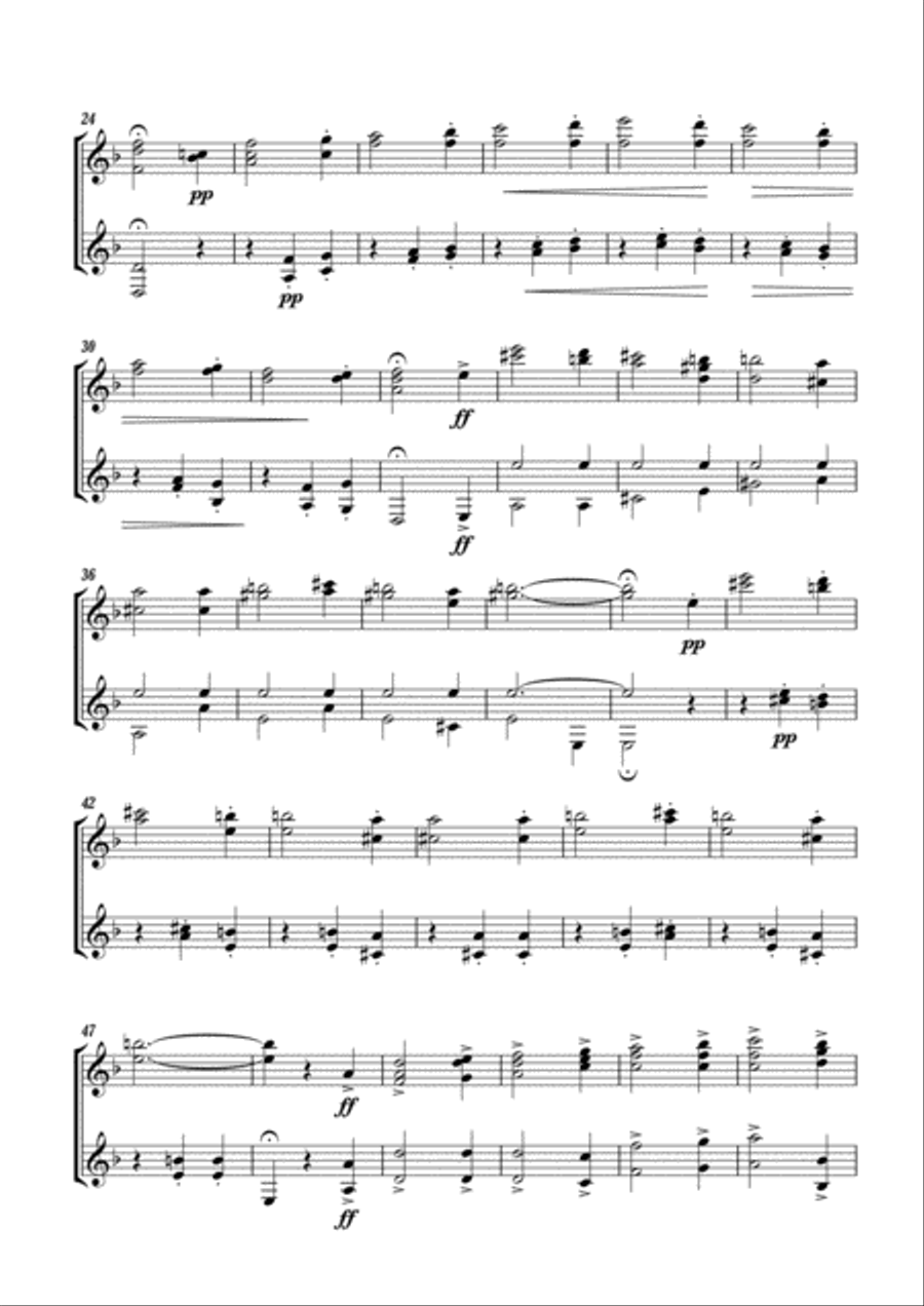Silhouette nº 5 Classical Guitar scores gallery preview page 3