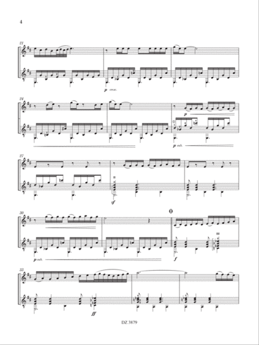 Freddo & Caldo Flute scores gallery preview page 5