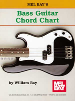 Book cover for Bass Guitar Chord Chart