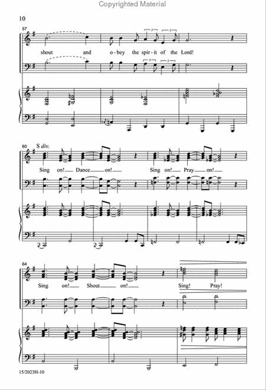 I'm Gonna Sing I'm Gonna Sing 4-Part scores gallery preview page 10