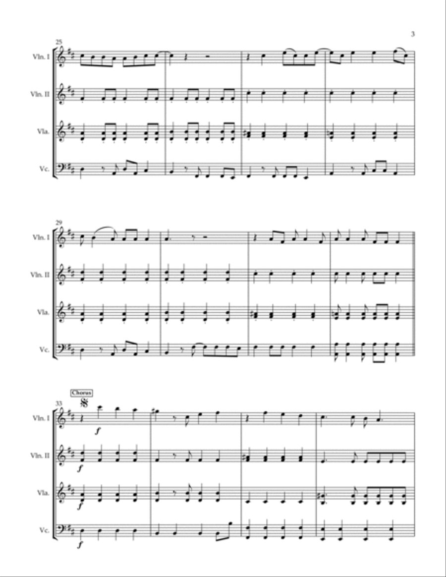 The Suburbs The Suburbs String Quartet scores gallery preview page 3