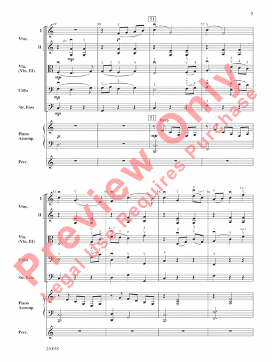 Themes from Harry Potter and the Goblet of Fire String Orchestra scores gallery preview page 10