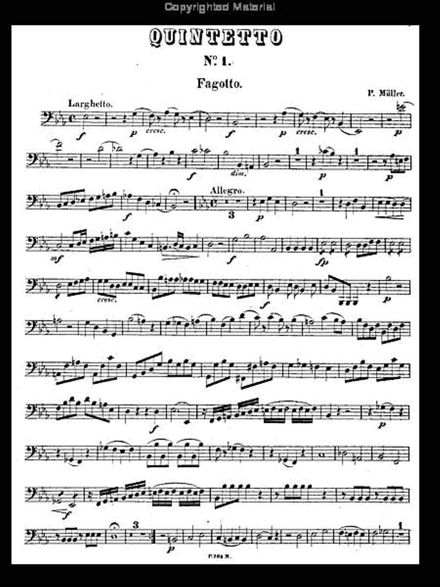 Drei Quintette Nr. 1 Woodwind Quintet scores gallery preview page 6
