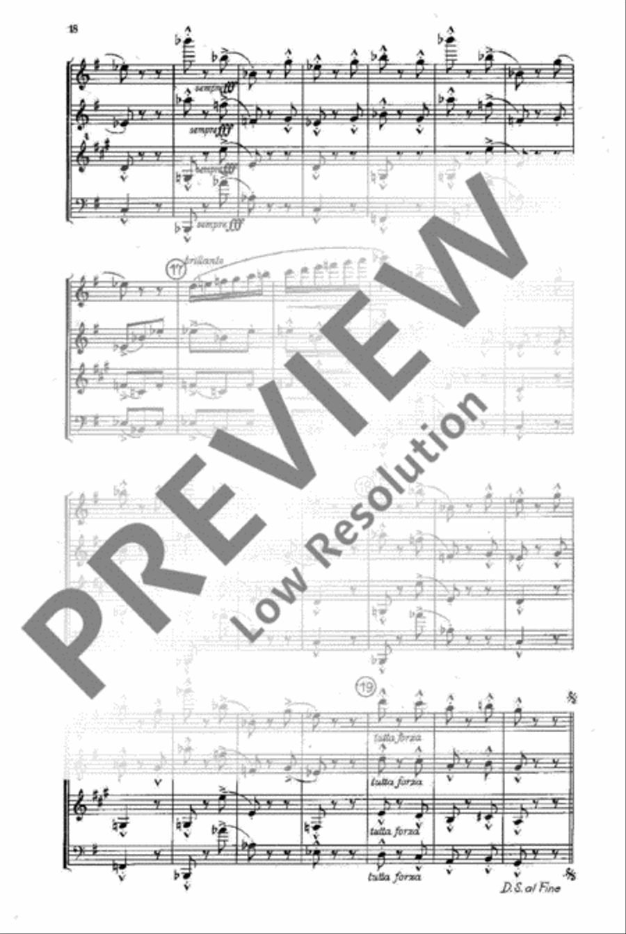 Quartet Bassoon scores gallery preview page 19