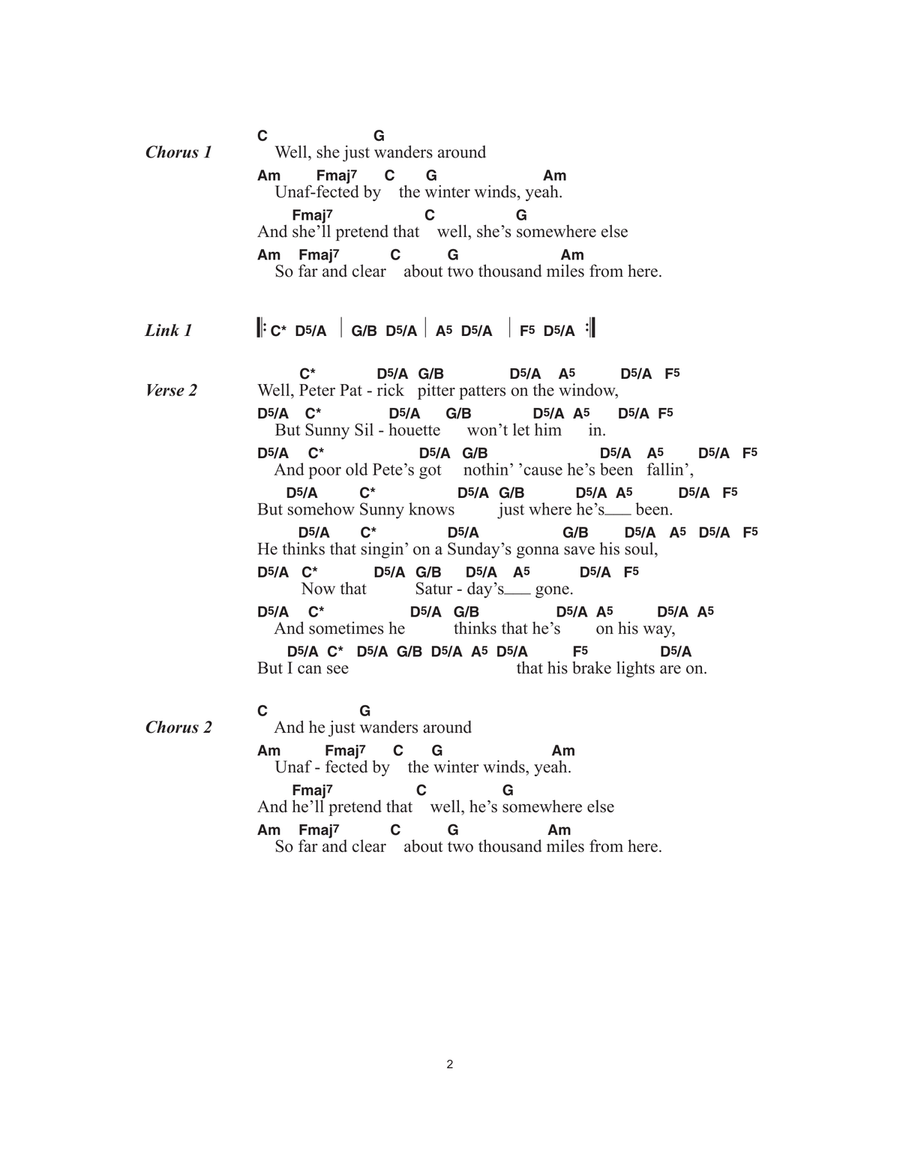 Taylor Acoustic Guitar scores gallery preview page 2