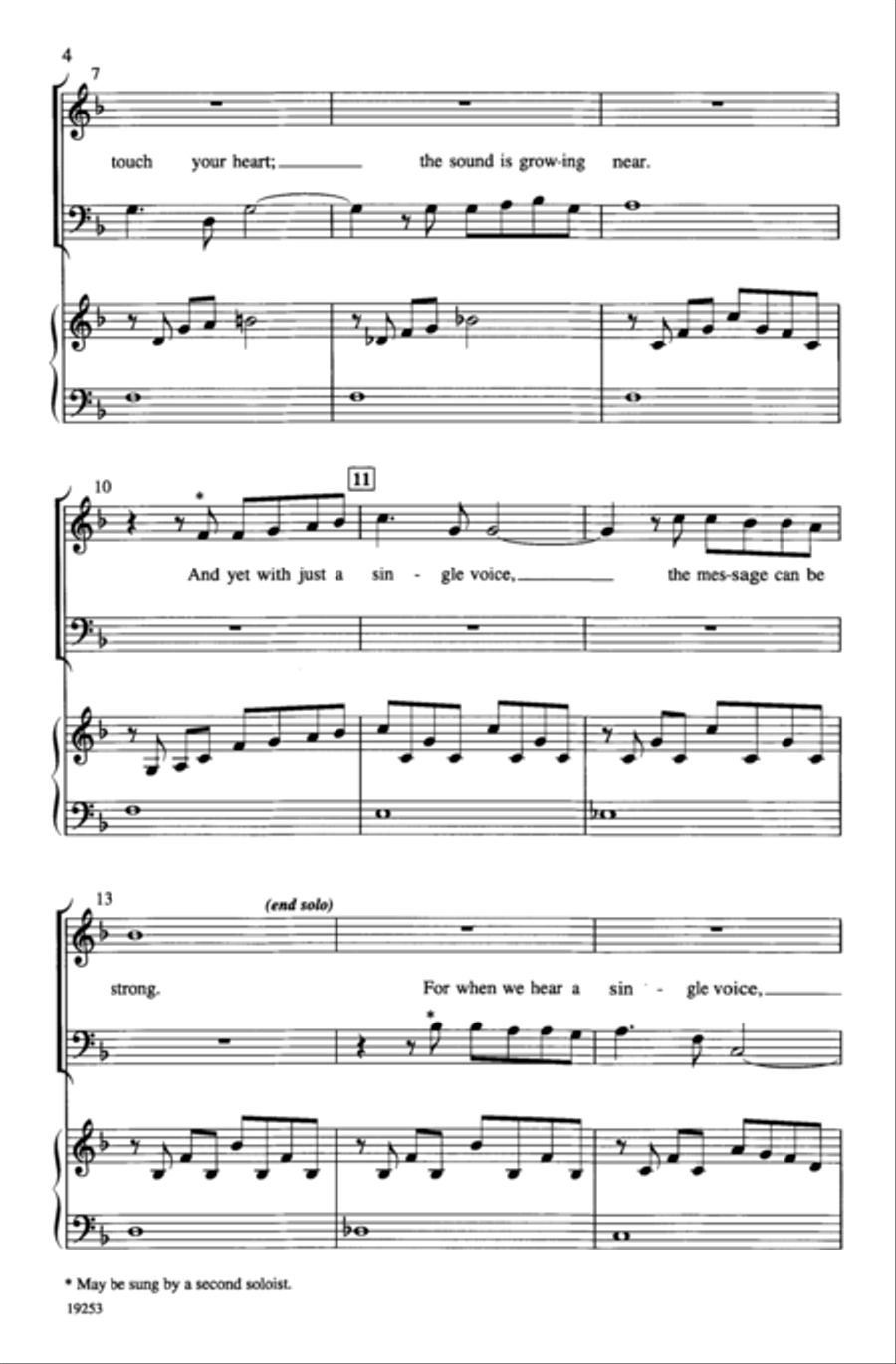 Just a Single Voice 3-Part scores gallery preview page 3