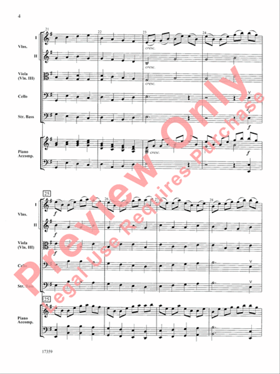 A Christmas Suite A Christmas Suite String Orchestra scores gallery preview page 5