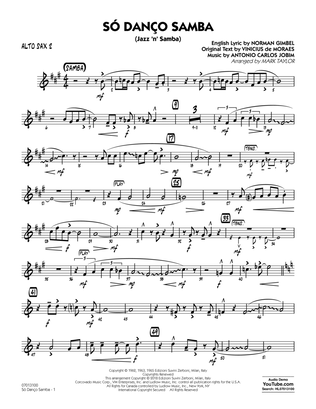 Só Danço Samba (Jazz 'n' Samba) (arr. Mark Taylor) - Alto Sax 2