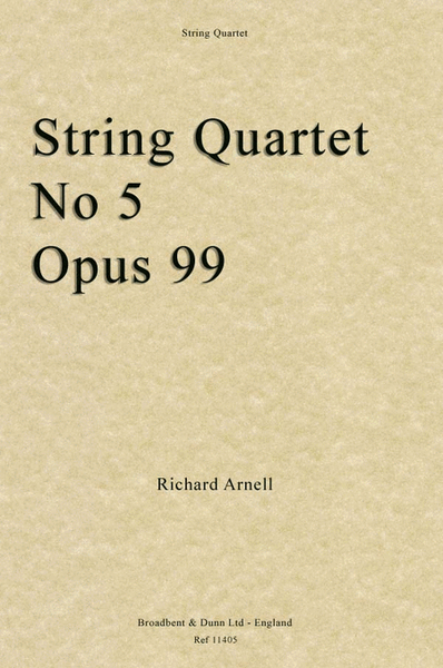 String Quartet No. 5, Opus 99