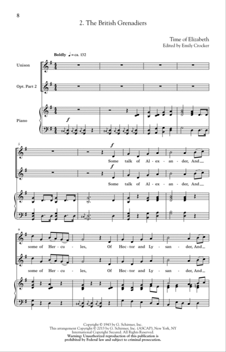 Two English Ayres 2-Part scores gallery preview page 6