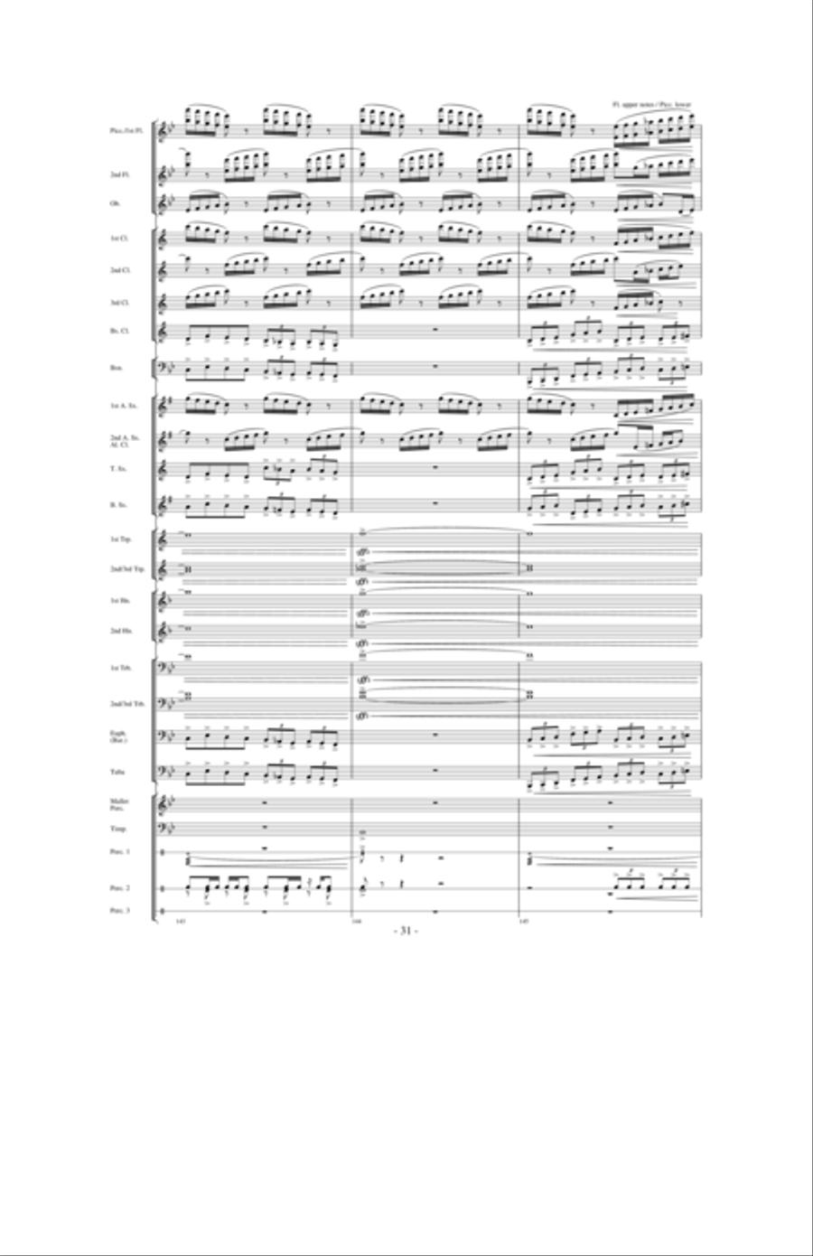 Of Honor and Valor Eternal Concert Band scores gallery preview page 30