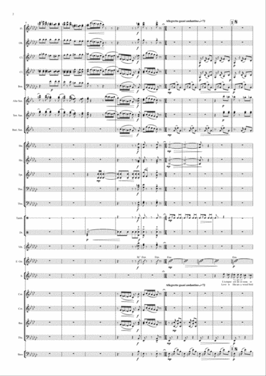 Carmen - Habanera Act I, No.5 FOR VOICE AND WIND BAND Carmen - Habanera Act I, No.5 FOR VOICE AND WIND BAND Concert Band scores gallery preview page 3