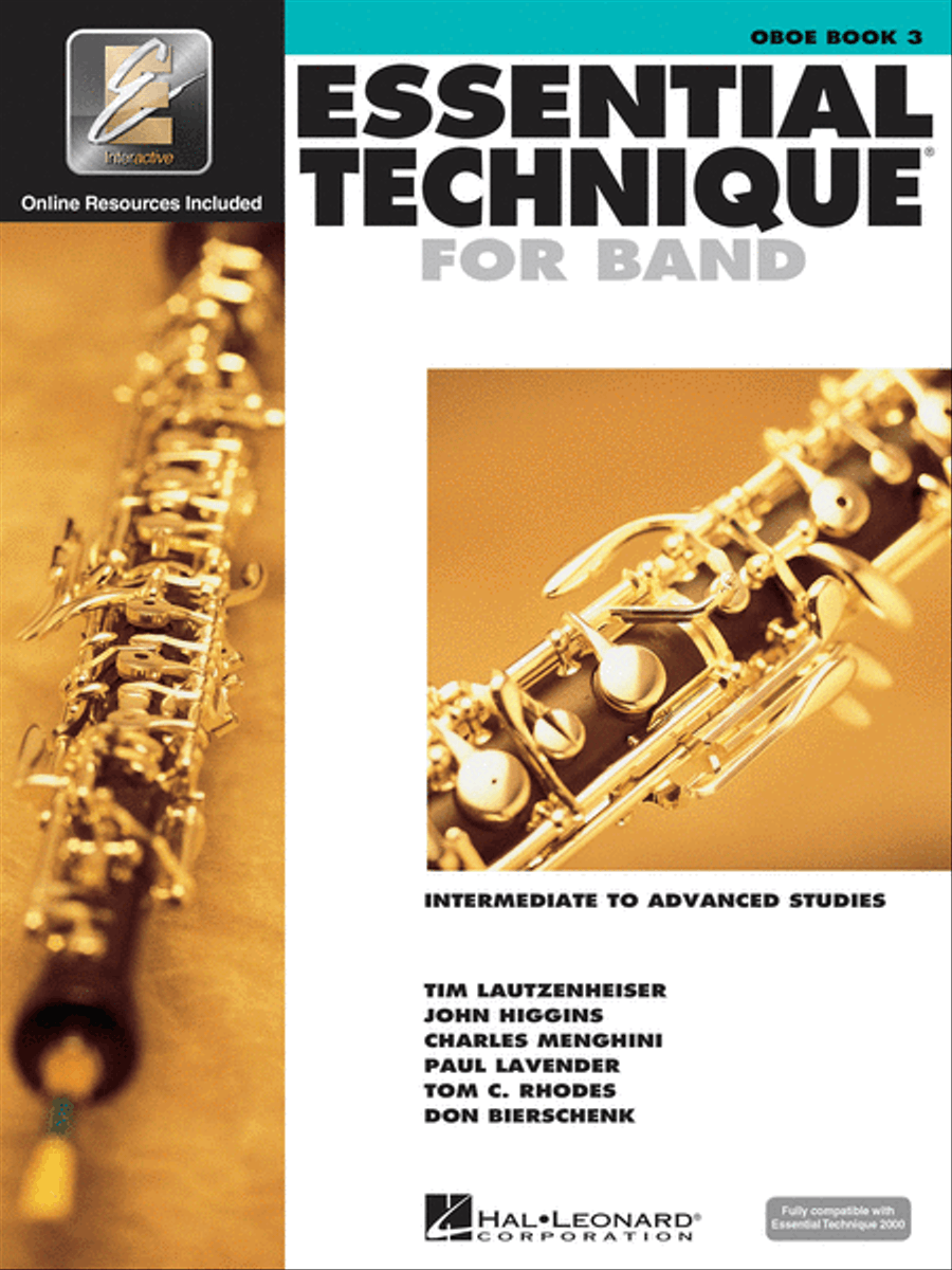 Book cover for Essential Technique for Band with EEi - Intermediate to Advanced Studies