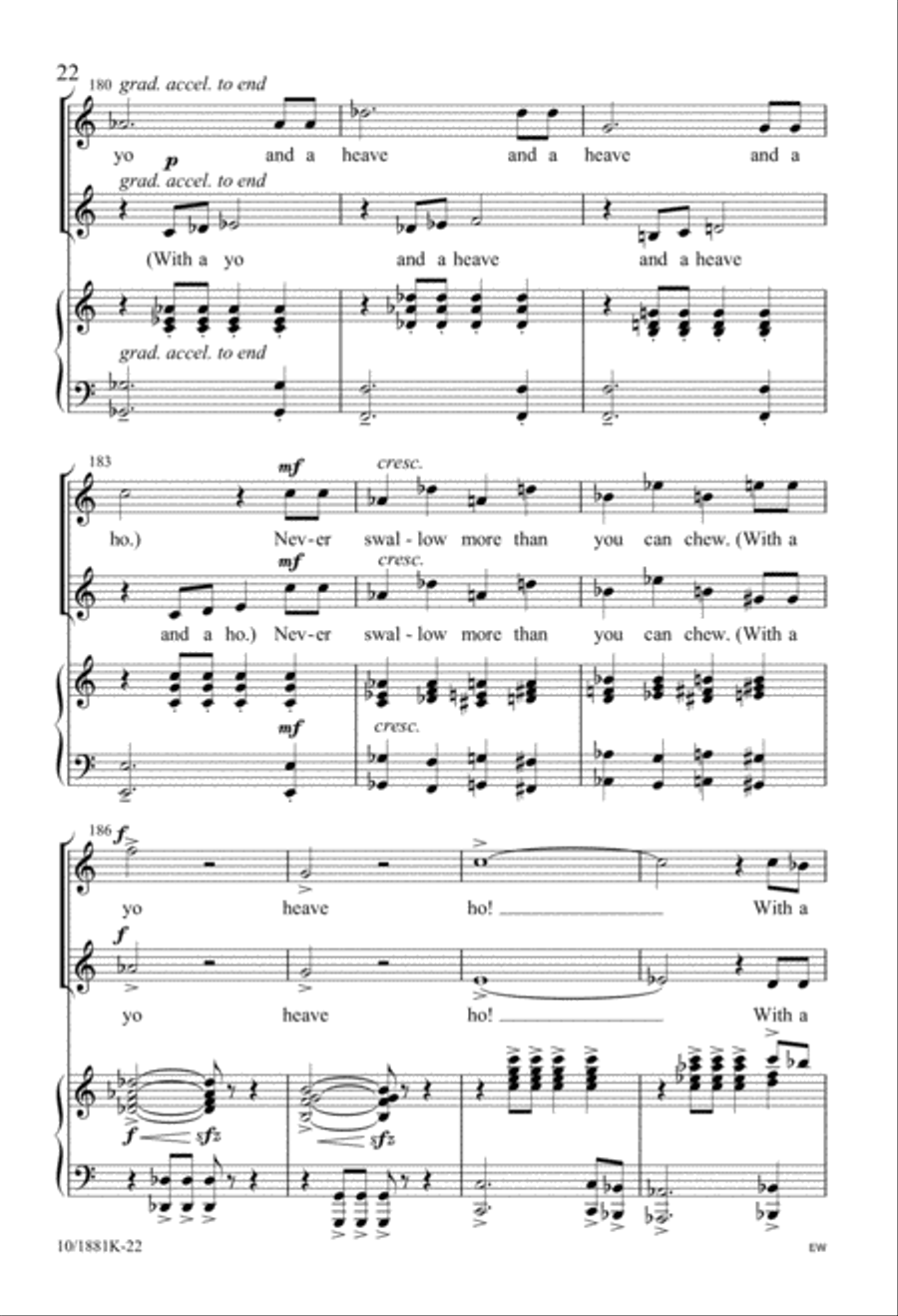 Five-Minute Musicals: Jonah and the Whale Unison Choir scores gallery preview page 22