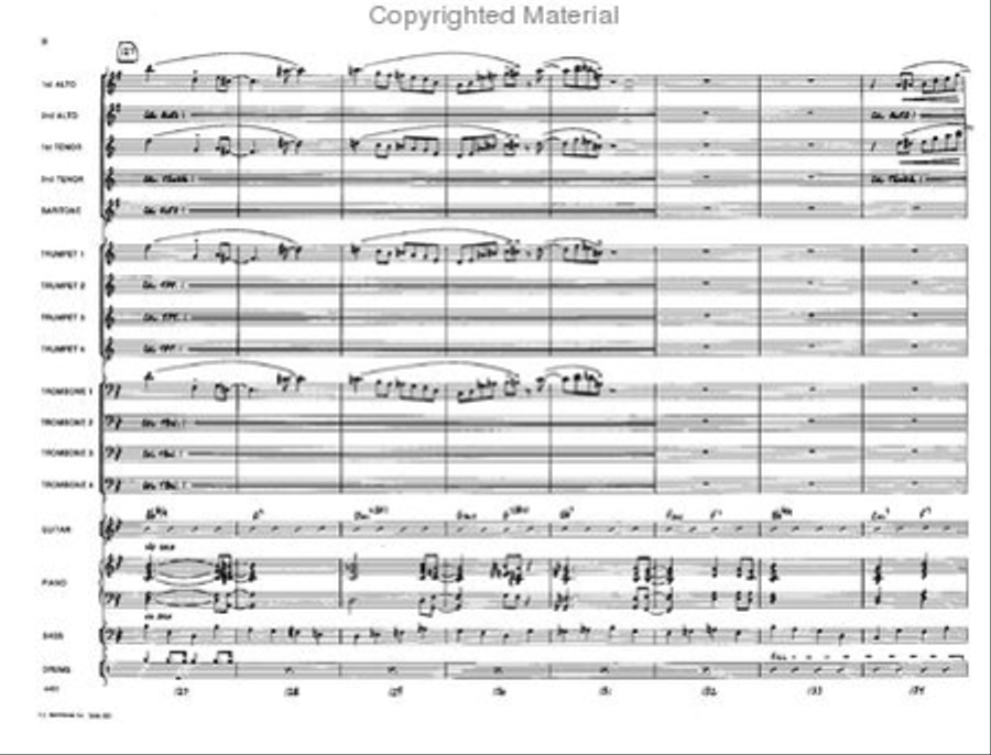 Exit 135 North Jazz Ensemble scores gallery preview page 17