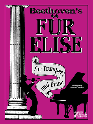 Book cover for Beethoven's Fur Elise for Trumpet and Piano
