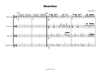 Reaction (Drumline Cadence)
