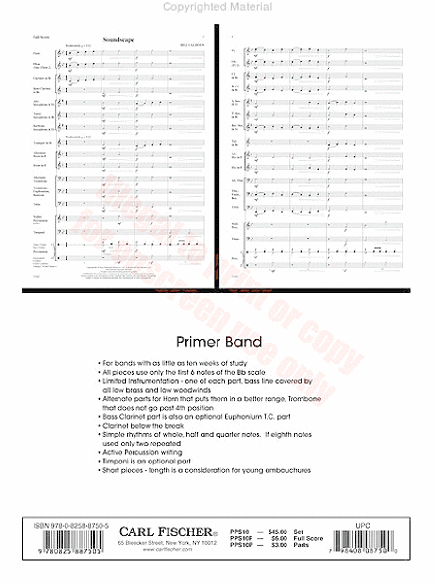 Mythos Concert Band scores gallery preview page 17