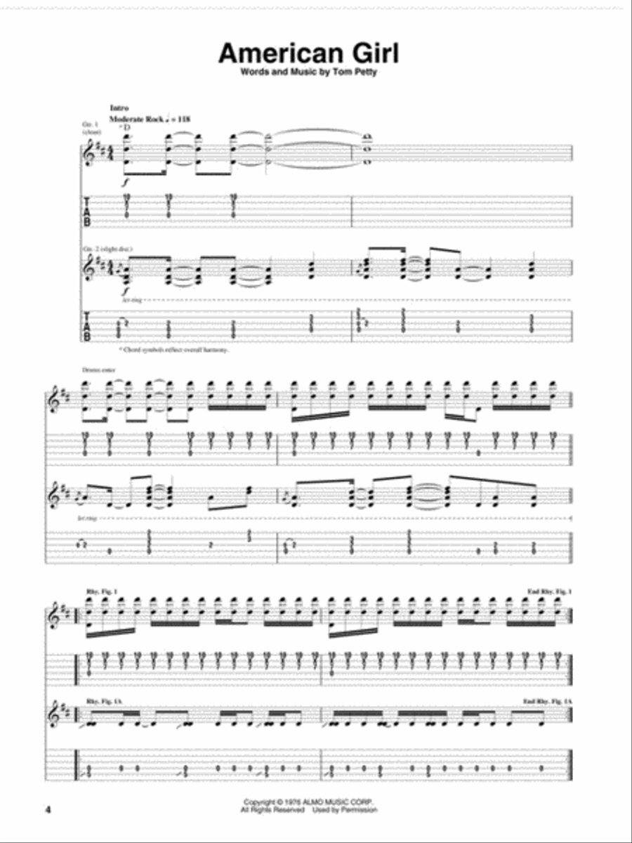 Tom Petty – The Definitive Guitar Collection Acoustic Guitar scores gallery preview page 3
