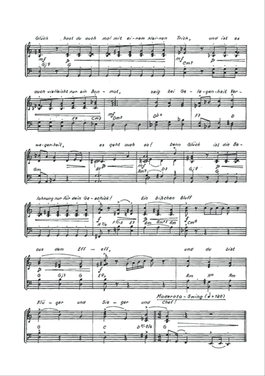 Refrain- Medley Voice scores gallery preview page 5