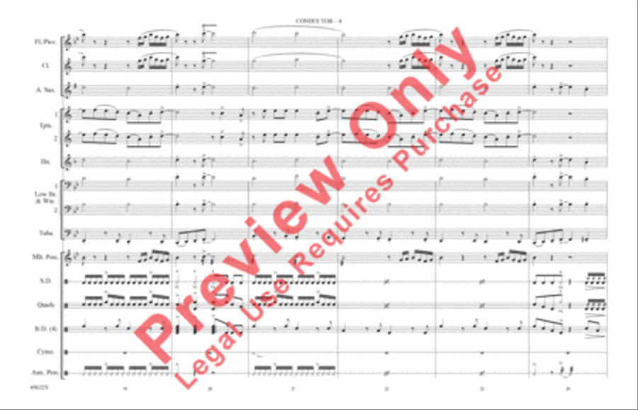 Permission to Dance Marching Band scores gallery preview page 5
