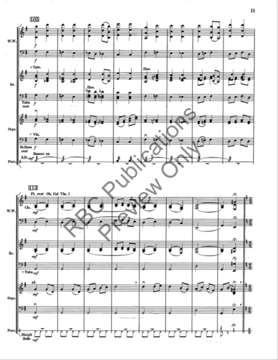 European Christmas Festival (Score) Full Orchestra scores gallery preview page 12