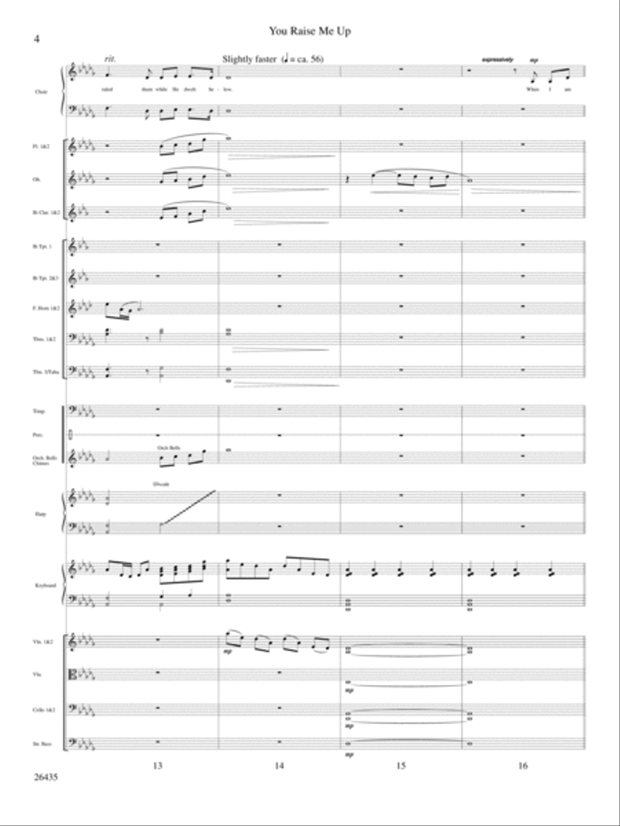 You Raise Me Up Choir scores gallery preview page 5