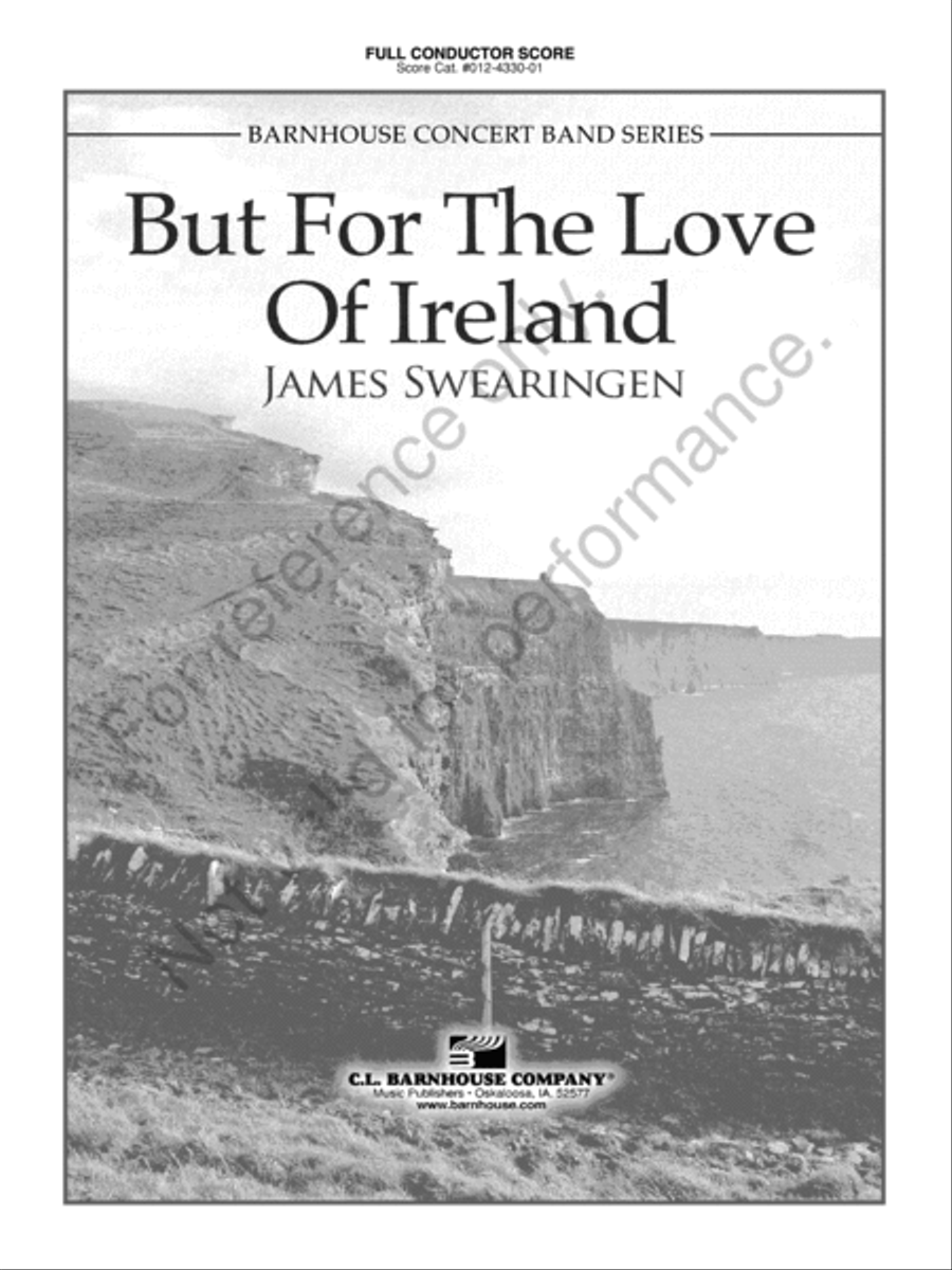 But For The Love Of Ireland Concert Band scores gallery preview page 2