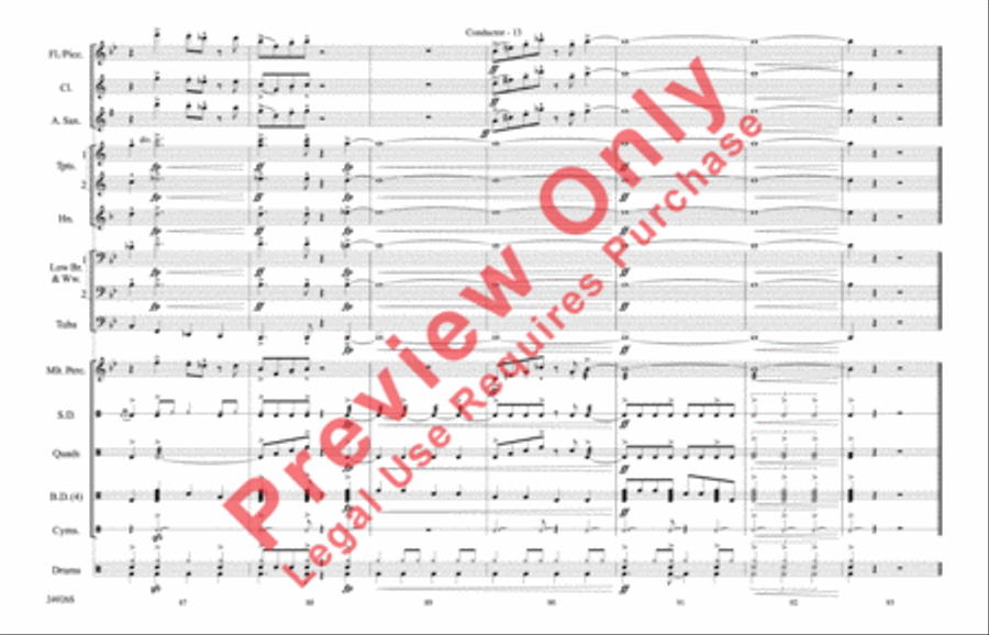 Sing, Sing, Sing Marching Band scores gallery preview page 14