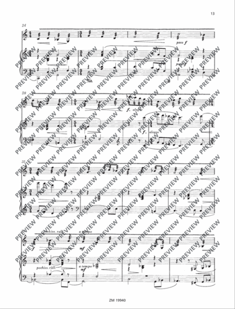 Suite Piano Accompaniment scores gallery preview page 14