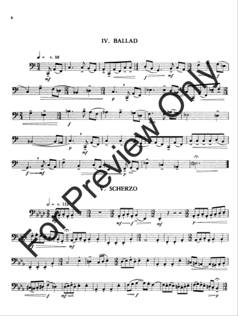 Diverse Moments #1 Tuba scores gallery preview page 8