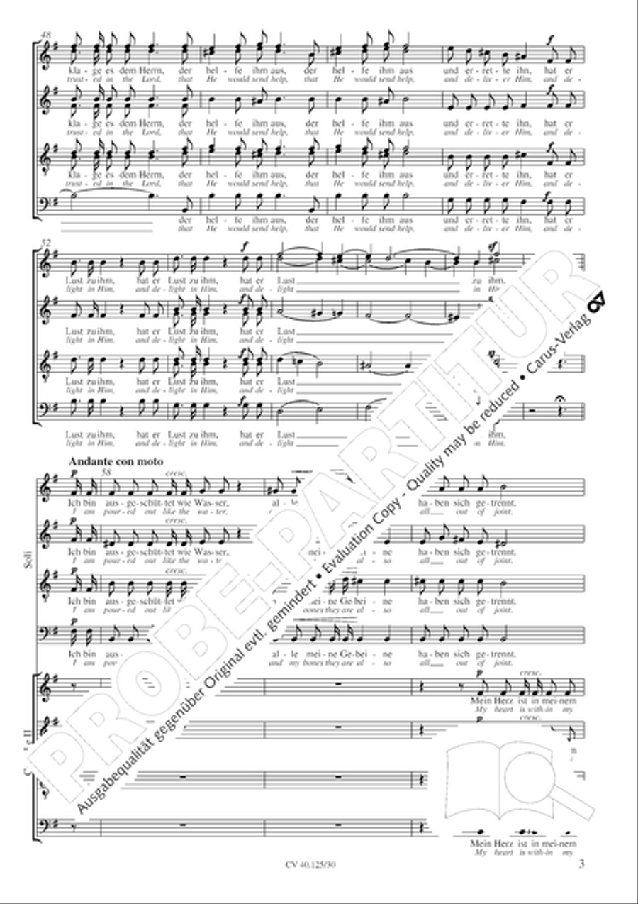 My God, where hast Thou me forsaken? 4-Part scores gallery preview page 4