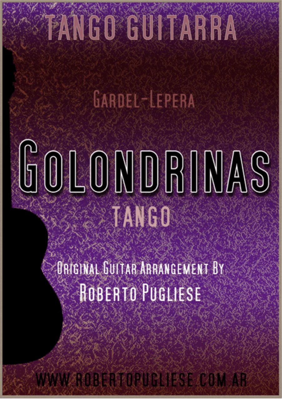Golondrinas - Tango (Gardel – Lepera) Classical Guitar scores gallery preview page 1