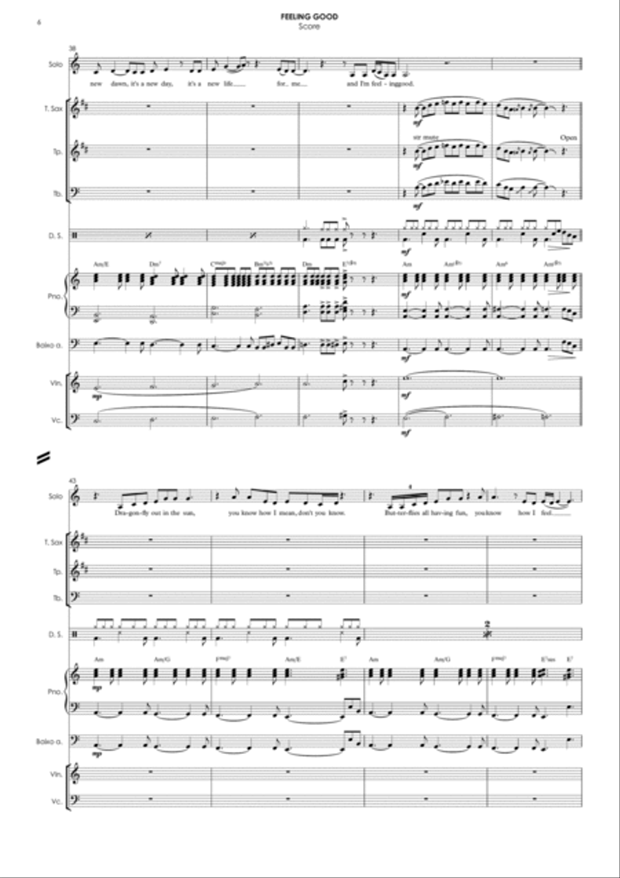 Feeling Good Jazz Ensemble scores gallery preview page 6
