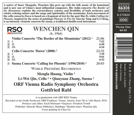 Wenchen Qin: Violin Concerto, The Border of the Mountains