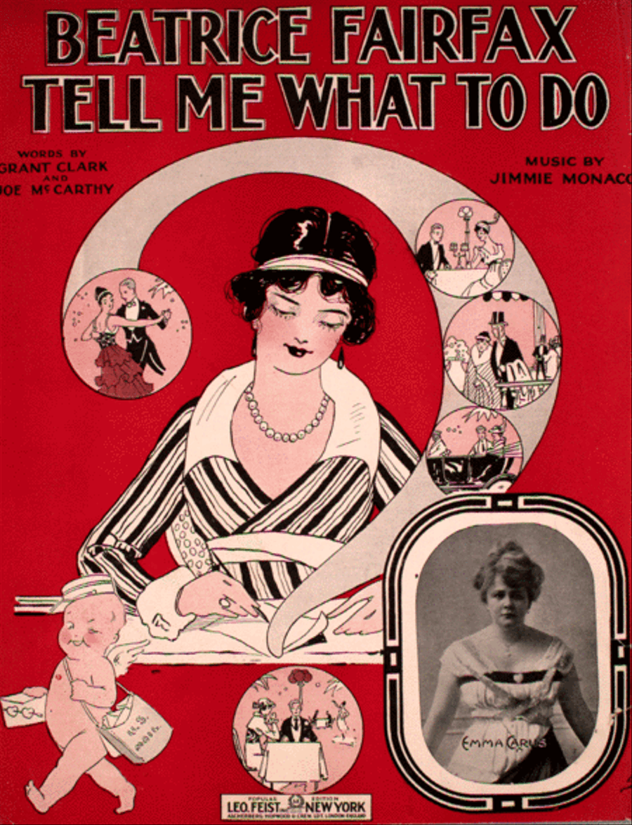 Beatrice Fairfax, Tell Me What To Do Voice scores gallery preview page 1