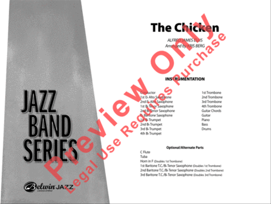 The Chicken The Chicken Jazz Ensemble scores gallery preview page 2