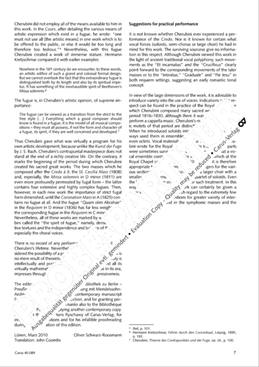 Credo a 8 voci Credo a 8 voci 4-Part scores gallery preview page 8