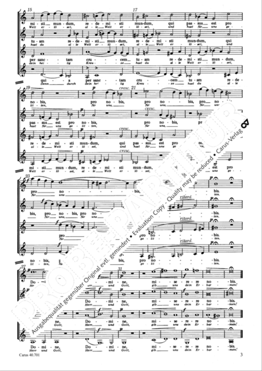 Drei geistliche Chore Choir scores gallery preview page 4