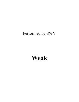 Book cover for Weak