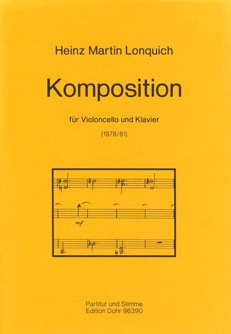 Komposition für Violoncello und Klavier (1978/81)
