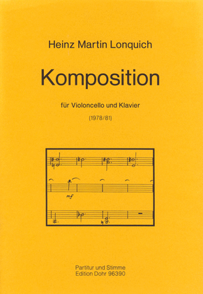 Komposition für Violoncello und Klavier (1978/81)