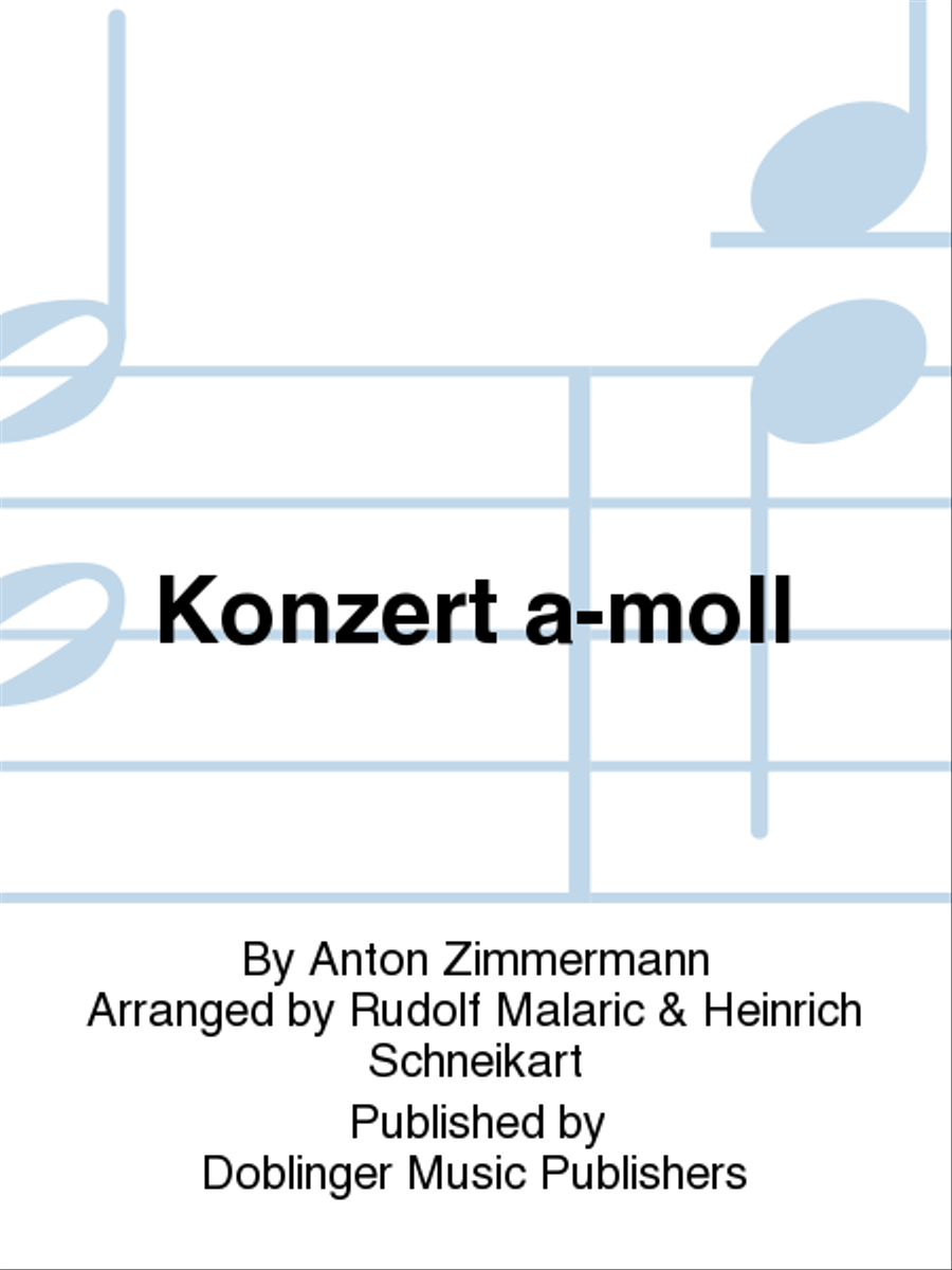 Konzert a-moll Double Bass scores gallery preview page 1