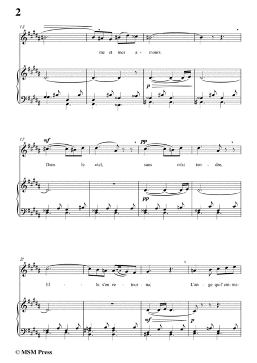 Berlioz-Sur les Lagunes in g sharp minor,for voice and piano Voice Solo scores gallery preview page 4