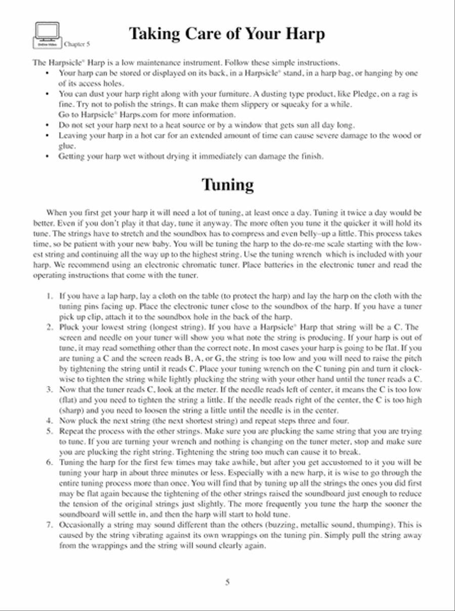 Harpsicle Harp Method, Book 1 Pedal Harp scores gallery preview page 6
