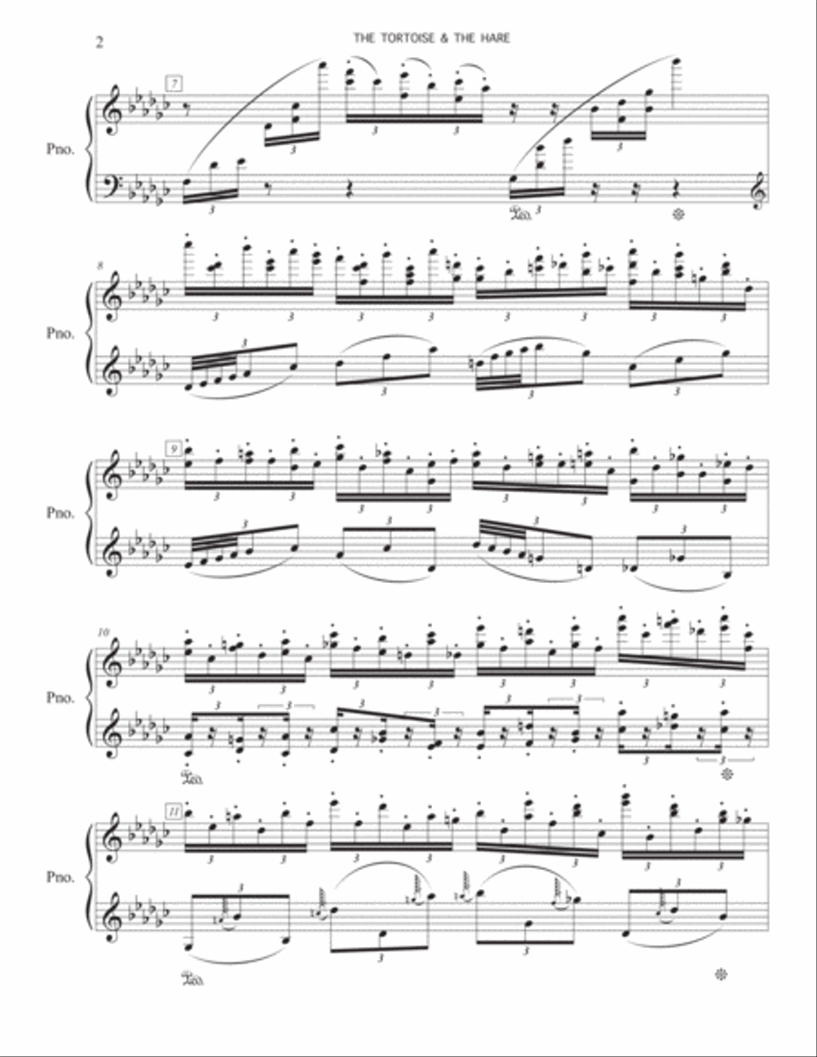 The Tortoise and the Hare Piano Solo scores gallery preview page 2