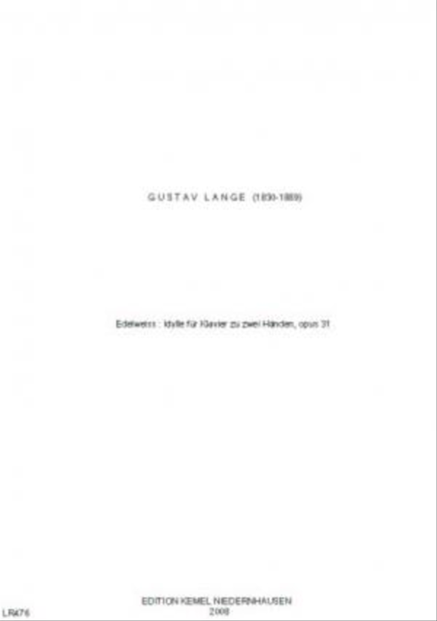 Edelweiss Edelweiss Piano Solo scores gallery preview page 1