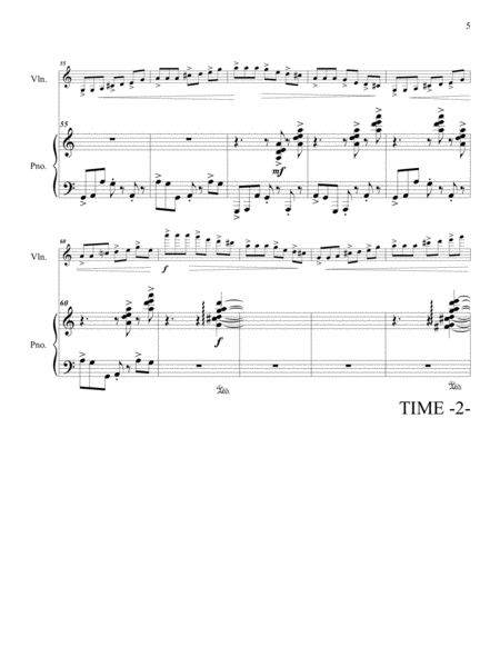 Rebecca's Dance for Violin and Piano image number null