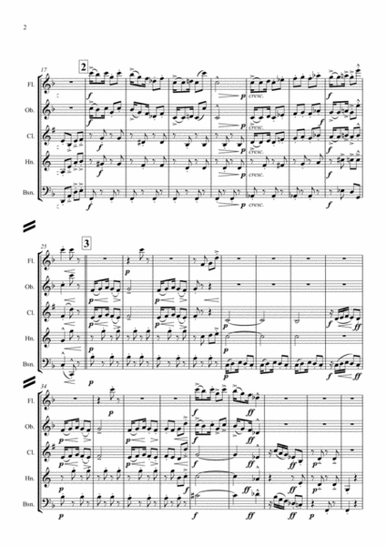Debussy: Children's Corner Mvt.6 "Golliwogg's Cake Walk"- wind quintet image number null