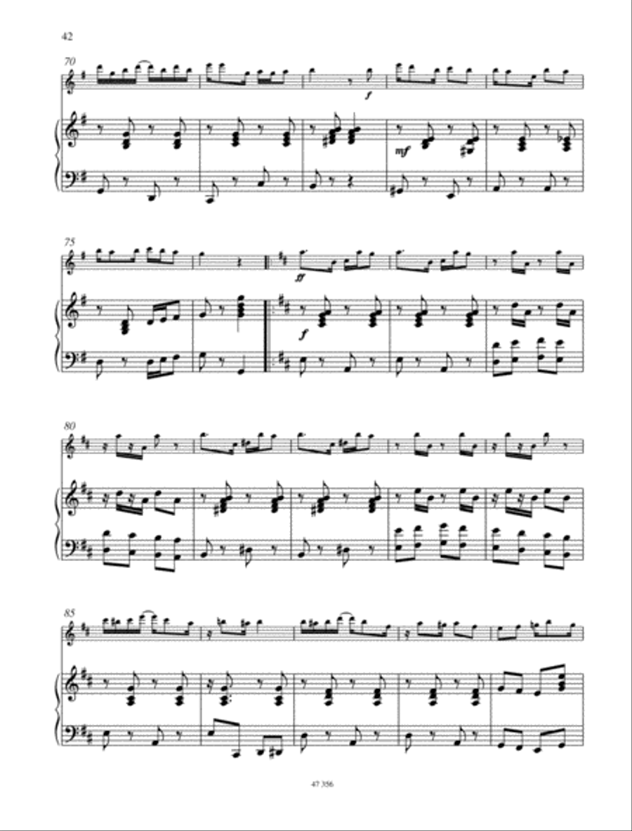 Original Rags Flute Solo scores gallery preview page 4